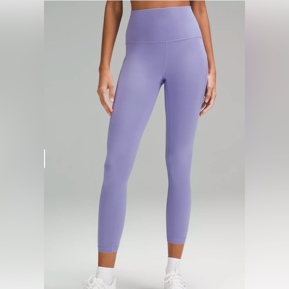 LULULEMON NWT Wunder Train High-Rise Tight with Pockets | Dark Lavender | Size 8